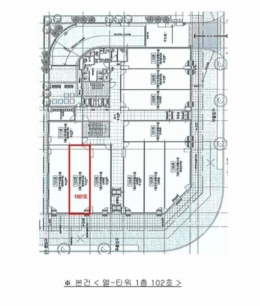 2024타경72072 경기도 화성시 꽃내음1길 19-30, 엘-타워 1동 1층 102호 근린상가 경매 이미지