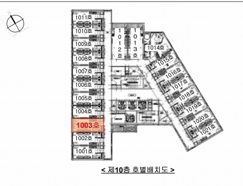 2024타경75941 경기도 용인시 처인구 포곡읍 전대로78번길 19-2, 골든튤립에버용인호텔 10층 1003호 숙박(콘도등) 경매 이미지
