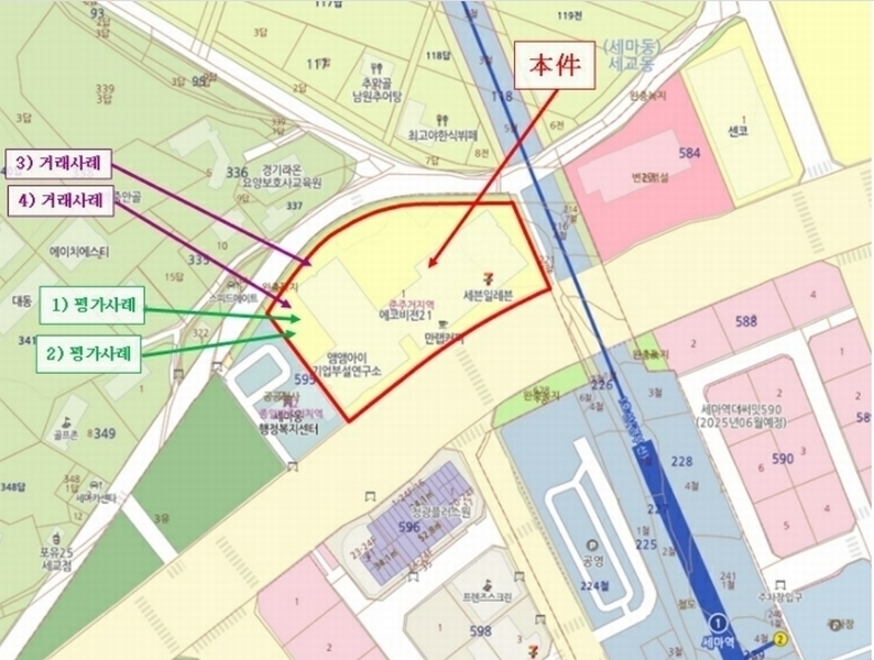 2024타경76234 경기도 오산시 독산성로 425, 더퍼스트타워세교 1층 135호 근린상가 경매 이미지
