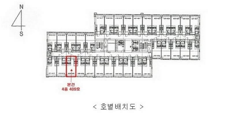 2024타경76852 경기도 용인시 수지구 광교중앙로 305, 광교2차푸르지오시티 씨동 4층 409호 오피스텔[계약17평형] 경매 이미지