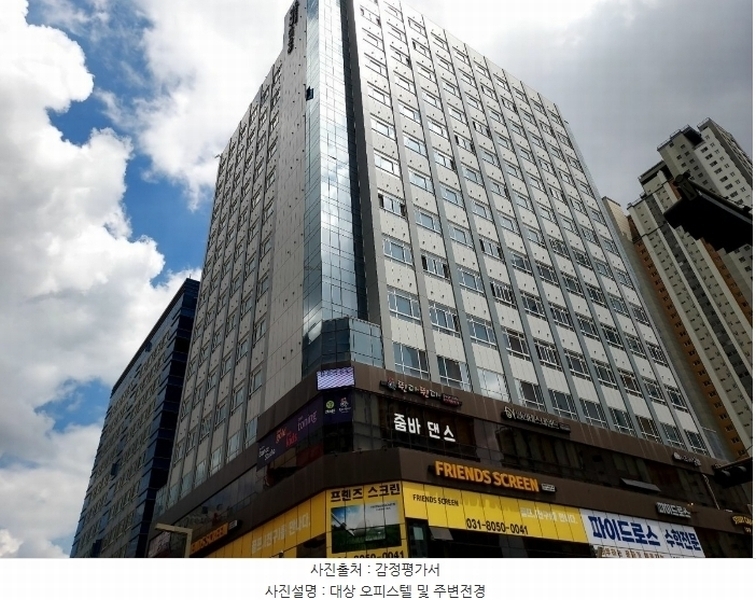 2024타경80349 경기도 화성시 동탄감배산로 124-6, 이너매스여울숲 5층 513호 오피스텔 경매 이미지