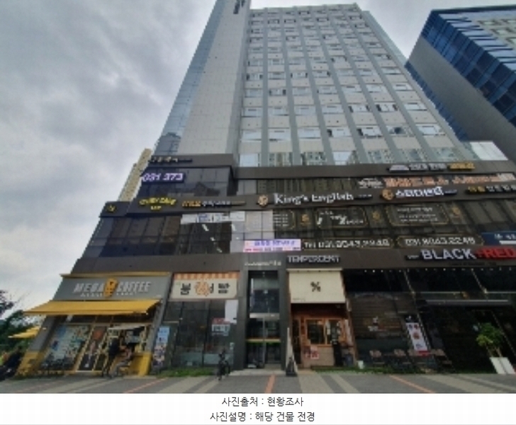 2024타경80349 경기도 화성시 동탄감배산로 124-6, 이너매스여울숲 5층 513호 오피스텔 경매 이미지