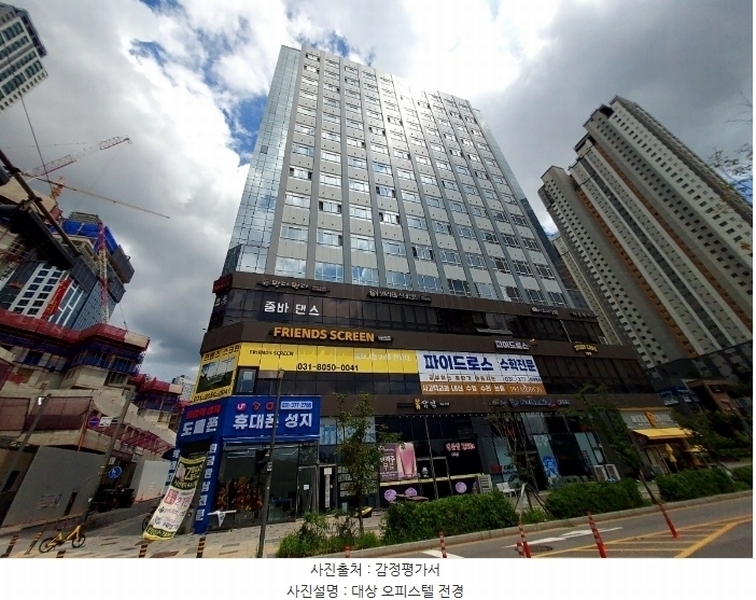 2024타경80349 경기도 화성시 동탄감배산로 124-6, 이너매스여울숲 5층 513호 오피스텔 경매 이미지