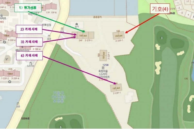 2024타경183 경기도 용인시 기흥구 보정로 88, 죽현마을엘지자이 102동 5층 501호 아파트[공급59평형] 경매 이미지