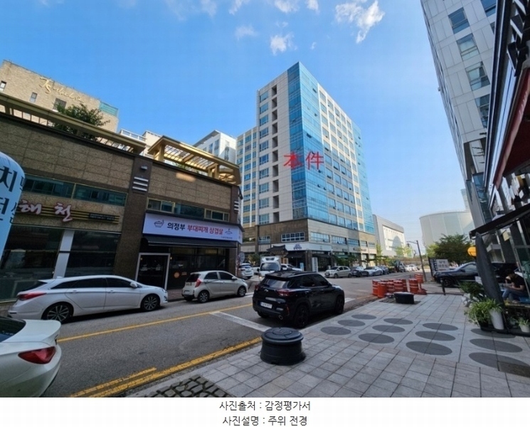 2024타경88831 경기도 화성시 큰재봉길 23-4, 석진블루체오피스텔 8층 812호 오피스텔[계약17평형] 경매 이미지