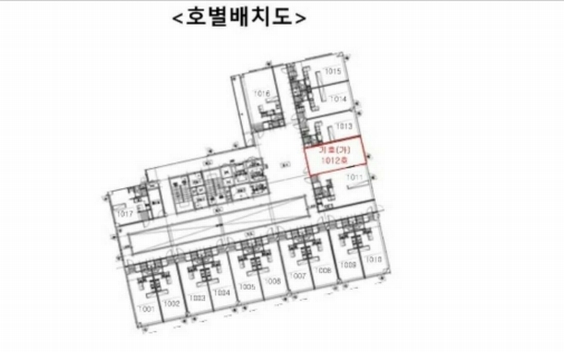2024타경94935 경기도 화성시 동탄문화센터로 61, 아시아프라자 10층 1012호 오피스텔[계약18평형] 경매 이미지