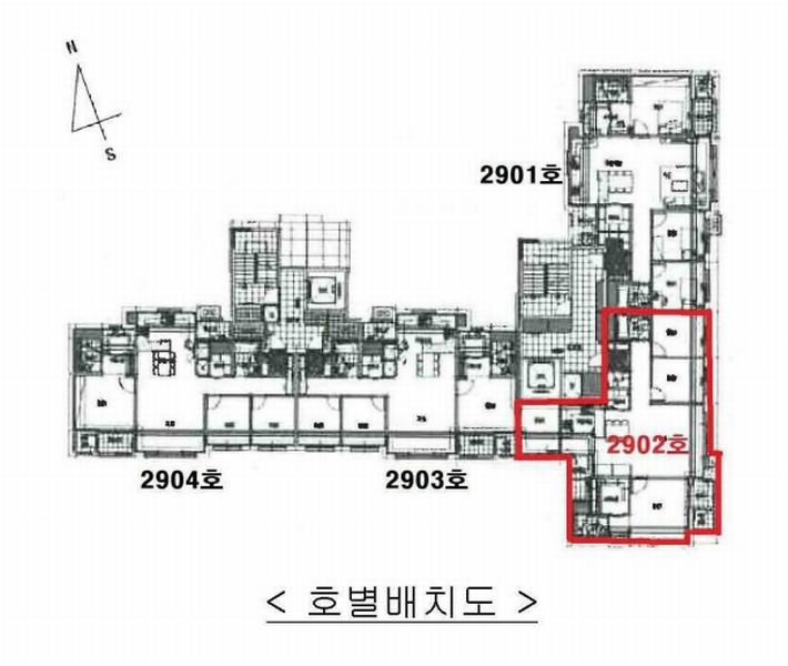 2025타경54614 경기도 화성시 동탄대로9길 19, 동탄2신도시하우스디더레이크 2631동 29층 2902호 아파트[공급34평형] 경매 이미지