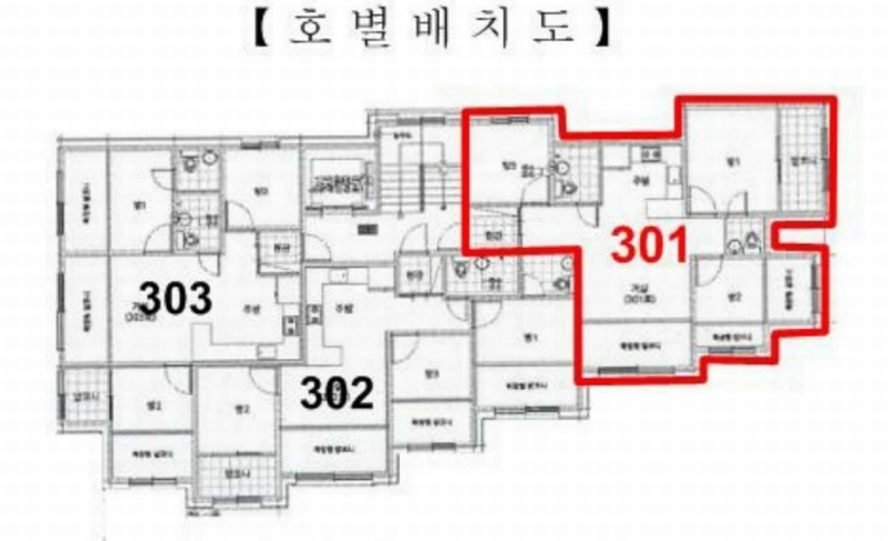2025타경54801 경기도 수원시 팔달구 고화로72번길 25, 테라타워빌 에이동 3층 301호 다세대(빌라)[공급17평형] 경매 이미지