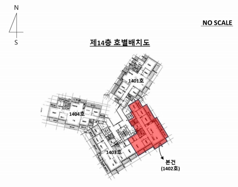 2025타경55062 경기도 용인시 처인구 지삼로590번길 29, 용인행정타운두산위브3단지 307동 14층 1402호 아파트[공급54평형] 경매 이미지