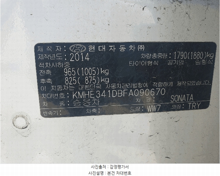 2025타경55857 경기도 화성시 서신면 상안리 350경기도 화성시 서신면 상○○○○ 쏘나타(SONATA) 경매 이미지