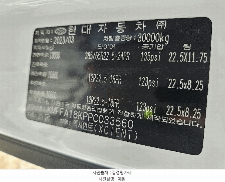 2025타경57880 경기도 화성시 팔탄면 창곡리 614 토미엑시언트25톤암롤트럭 경매 이미지