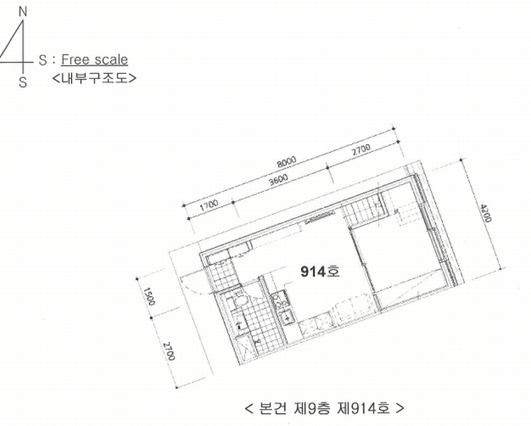 2023타경59935 경기도 수원시 권선구 금곡로196번길 15, 커낼파크 9층 914호 오피스텔[계약22평형] 경매 이미지