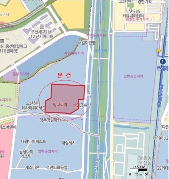 2024타경13547 경기도 오산시 수목원로88번길 35, 현대테라타워씨엠씨 지식산업센터동 2층 알211호 근린상가 경매 이미지