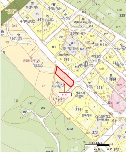 2024타경98890 경기도 용인시 처인구 포곡읍 전대로 109, 조일티아모2차 비동 5층 501호 다세대(빌라)[공급21평형] 경매 이미지