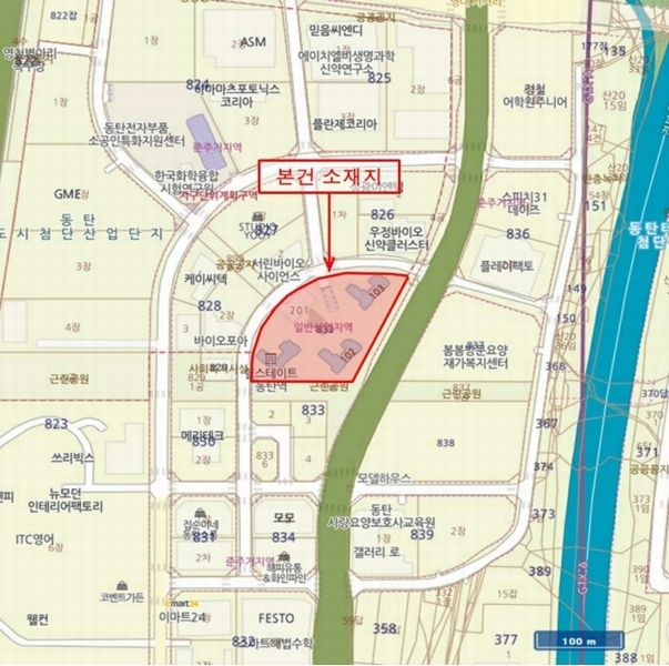 2024타경98937 경기도 화성시 동탄기흥로 585, 힐스테이트동탄역 판매시설동 1층 170호 근린상가 경매 이미지