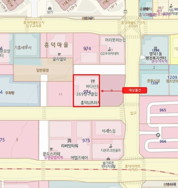 2024타경99251 경기도 용인시 기흥구 영덕동 974-10 근린상가 경매 이미지