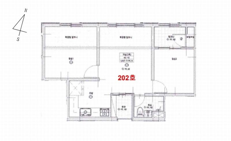 2024타경102577 경기도 수원시 권선구 고색로 59, 예담채 2층 202호 다세대(빌라) 경매 이미지