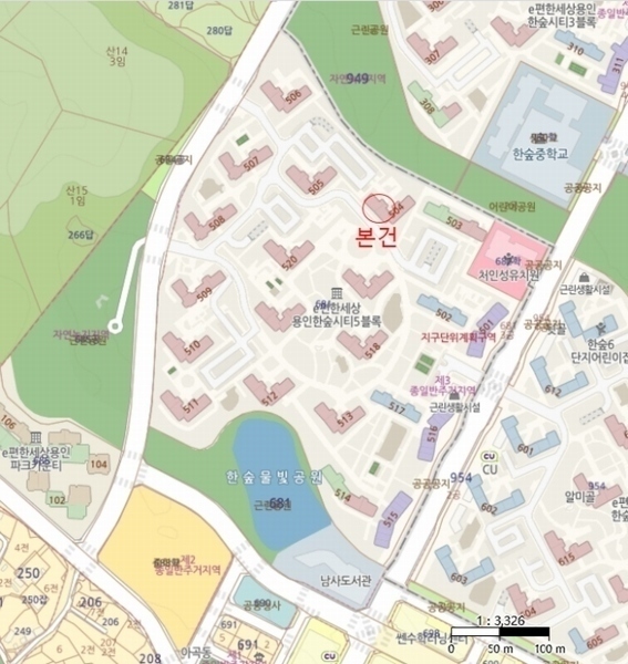 2024타경102706 경기도 용인시 처인구 남사읍 한숲로 83, 이편한세상용인한숲시티5단지 504동 7층 703호 아파트[공급34평형] 경매 이미지