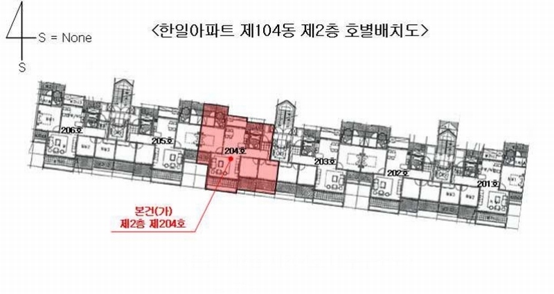 2025타경54873 경기도 용인시 수지구 신봉1로48번길 29, 서홍마을한일아파트 104동 2층 204호 아파트[공급32평형] 경매 이미지