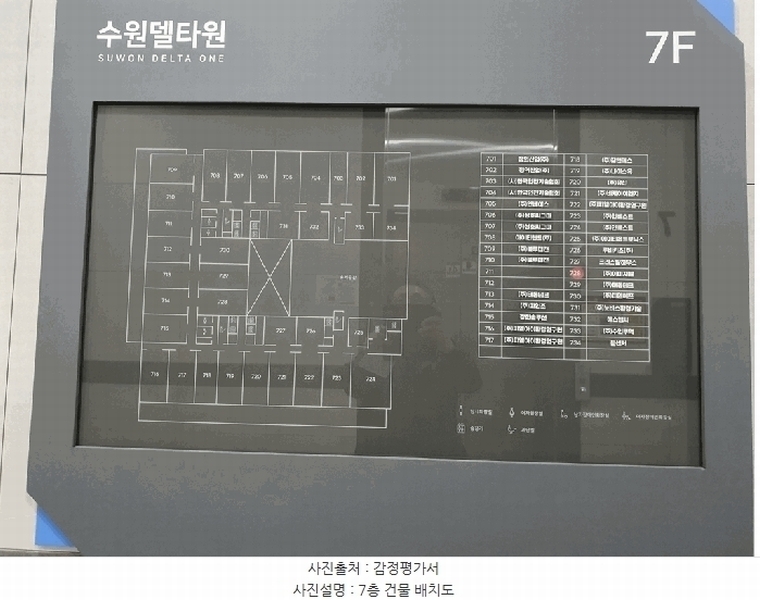 2024타경13899 경기도 수원시 권선구 산업로 198, 수원델타원 7층 711호 아파트형공장 경매 이미지