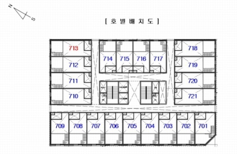 2024타경58120 경기도 수원시 권선구 금곡로196번길 15, 커낼파크 7층 713호 오피스텔[계약27평형] 경매 이미지