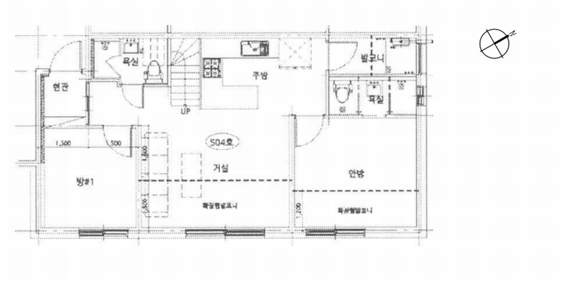 2024타경74139 경기도 수원시 장안구 파장로 9, 더원팰리스 5층 504호 다세대(빌라)[공급17평형] 경매 이미지