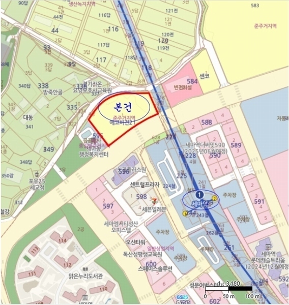 2024타경75347 경기도 오산시 독산성로 425, 더퍼스트타워세교 1층 148호 근린상가 경매 이미지