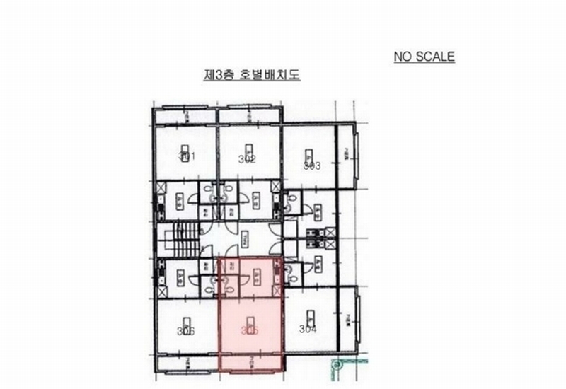 2024타경79851 경기도 오산시 외삼미로 76-8, 삼미그린빌 D동 3층 305호 다세대(빌라)[공급9평형] 경매 이미지