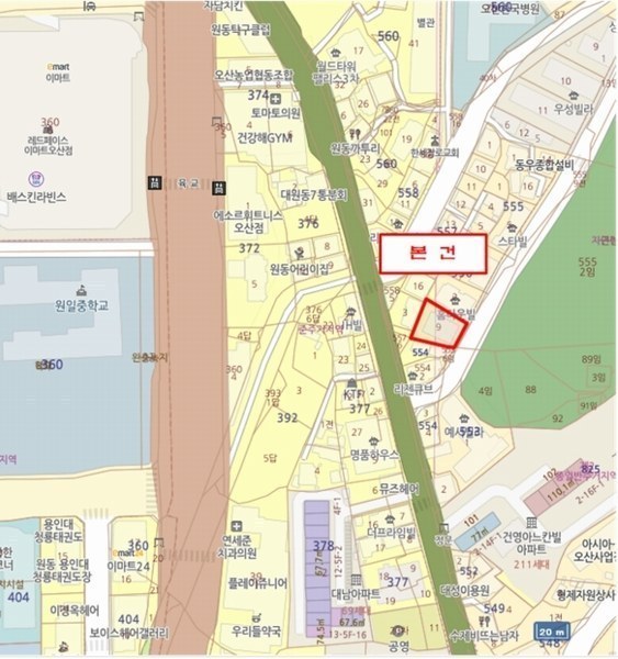 2024타경83874 경기도 오산시 밀머리로1번길 26-28, 하이츠빌 3층 302호 다세대(빌라)[공급7평형] 경매 이미지