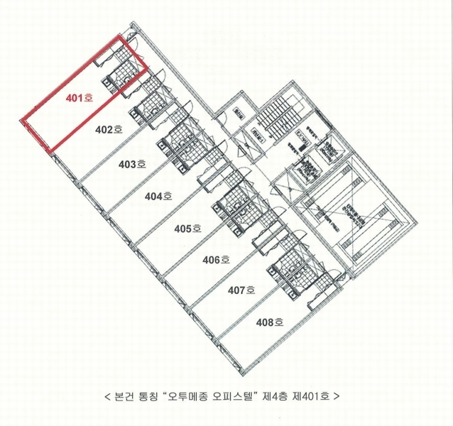 2024타경94058 경기도 화성시 동탄원천로 348경기도 화성시 동탄원○○○○, 오투메종오피스텔 4층 401호오투메종○○ 오피스텔[계약15평형] 경매 이미지