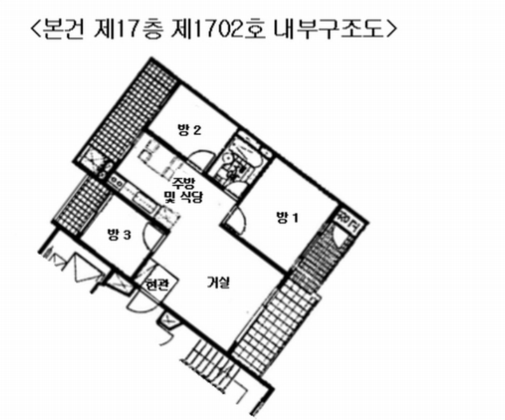 2024타경98791 경기도 수원시 영통구 영통로 232, 우성아파트 822동 17층 1702호 아파트[공급24평형] 경매 이미지