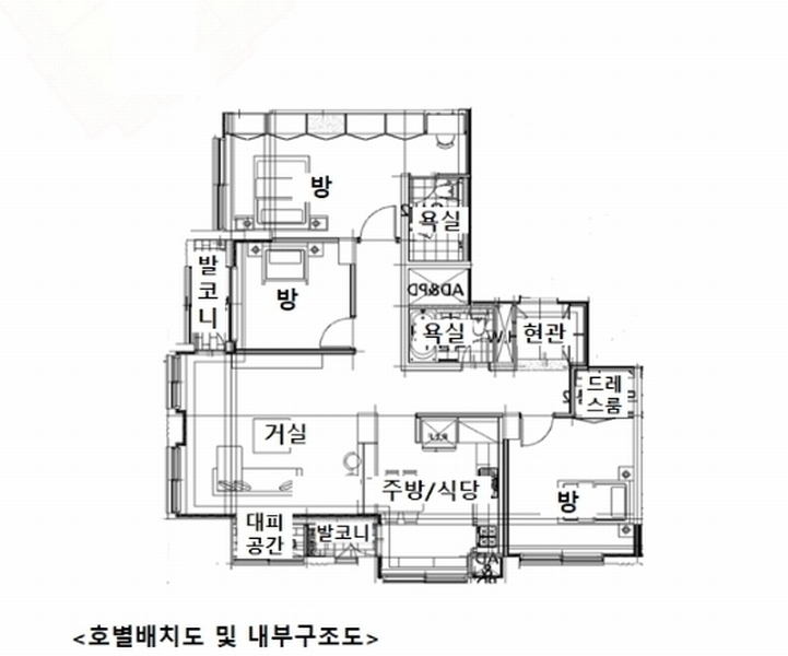 2024타경98821 경기도 용인시 기흥구 흥덕2로117번길 14, 광교레이크스위첸 608동 3층 302호 아파트[공급35평형] 경매 이미지