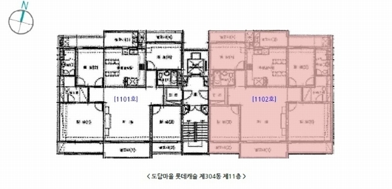 2023타경85019 경기도 용인시 수지구 대지로 64, 도담마을롯데캐슬 304동 11층 1102호 아파트[공급48평형] 경매 이미지