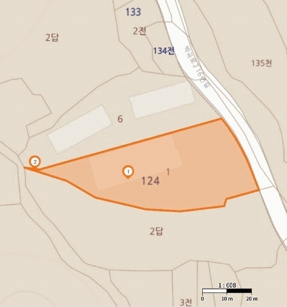 2024타경12711 경기도 용인시 처인구 백암면 박곡리 124-1 근린시설 경매 이미지