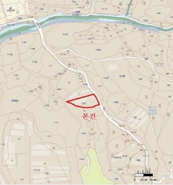 2024타경12711 경기도 용인시 처인구 백암면 박곡리 124-1 근린시설 경매 이미지