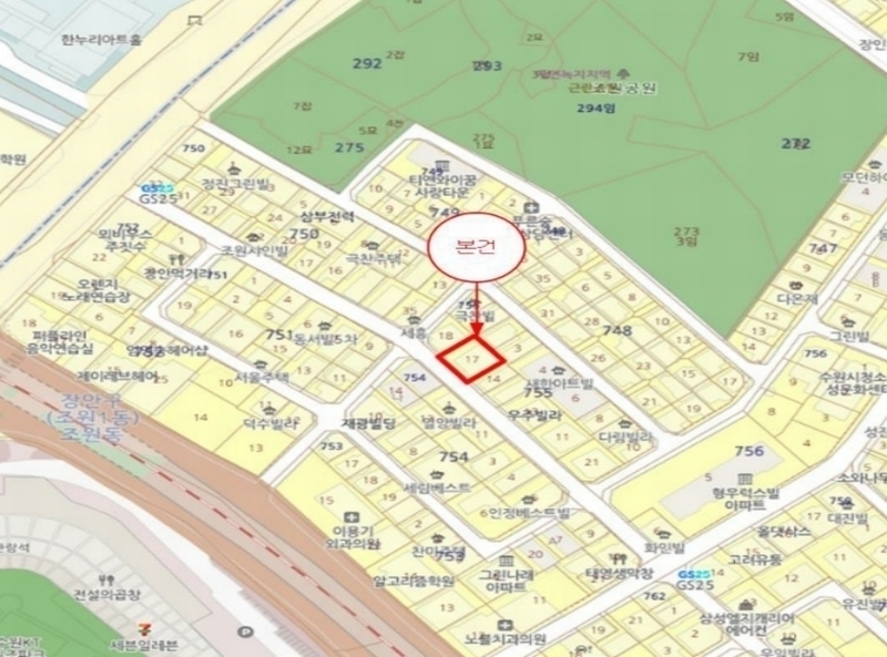 2024타경87074 경기도 수원시 장안구 송원로86번길 31, 새롬아트빌 5층 502호 다세대(빌라)[공급19평형] 경매 이미지