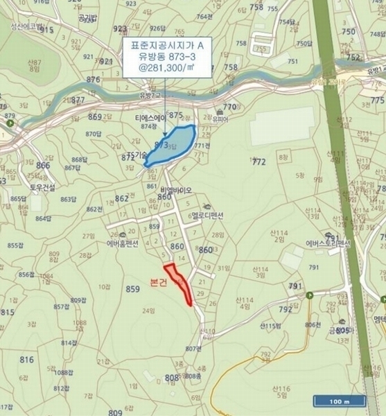 2024타경92120 경기도 용인시 처인구 유방동 859-8 농지 경매 이미지