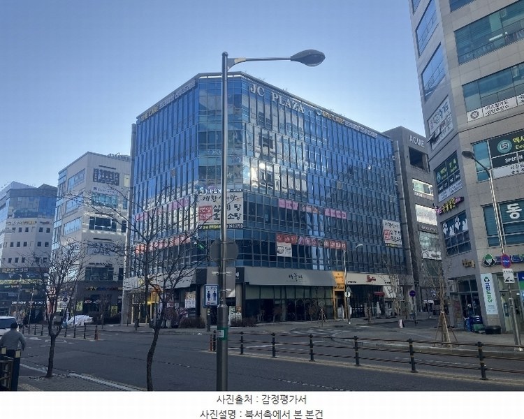 2024타경102829 경기도 수원시 권선구 호매실로104번길 24-76, 제이씨플라자주건축물 1동 1층 106호외2개호 근린상가 경매 이미지