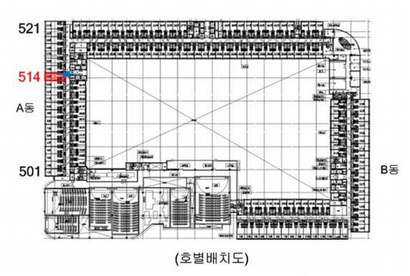 2025타경50260 경기도 수원시 영통구 도청로 10, 광교센트럴푸르지오시티 5층 에이동 514호 오피스텔[계약22평형] 경매 이미지