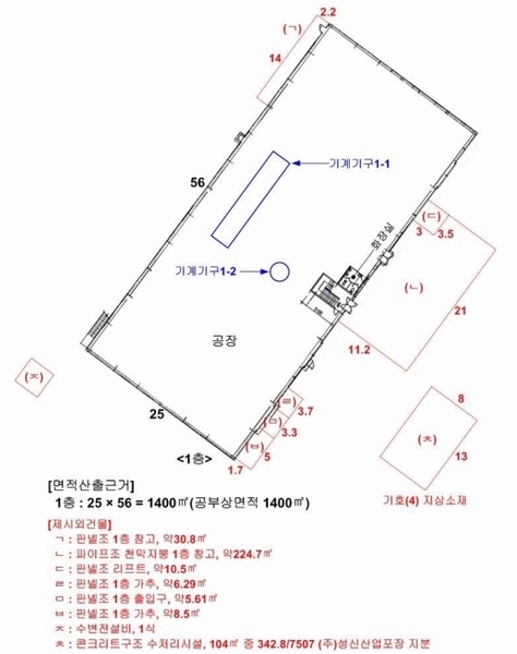 2024타경8491 경기도 화성시 팔탄면 노하리 621-13 공장 경매 이미지