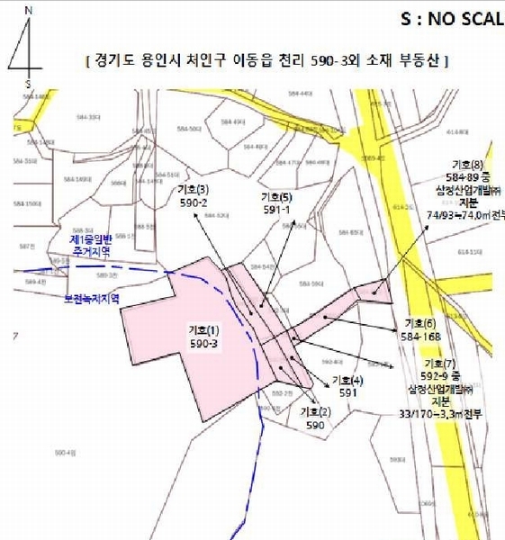 2024타경12841 경기도 용인시 처인구 이동읍 천리 590-3 임야 경매 이미지