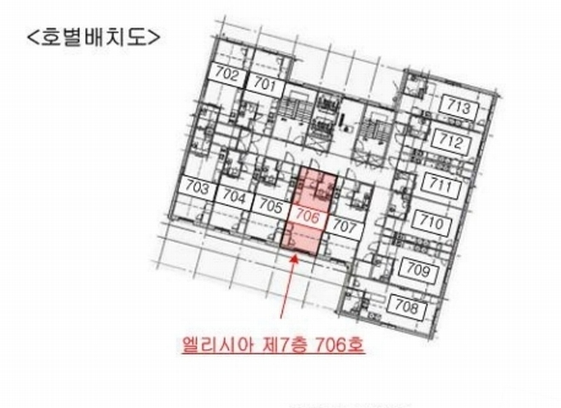 2024타경95761 경기도 수원시 팔달구 경수대로466번길 33, 엘리시아 7층 706호 아파트[공급16평형] 경매 이미지