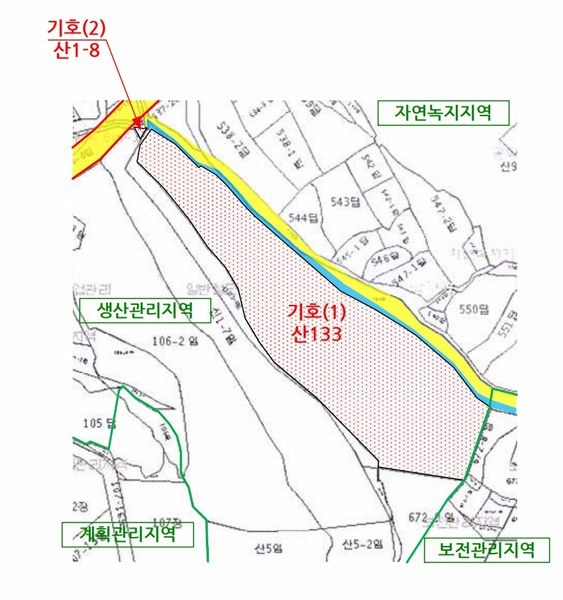 2024타경99718 경기도 화성시 남양읍 원천리 산133 임야 경매 이미지