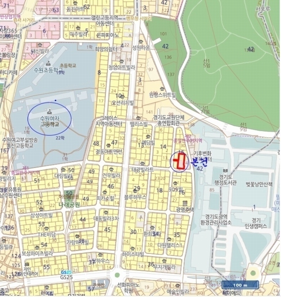 2024타경102126 경기도 수원시 팔달구 고화로72번길 23, 테라타워빌 비동 3층 303호 다세대(빌라)[공급17평형] 경매 이미지