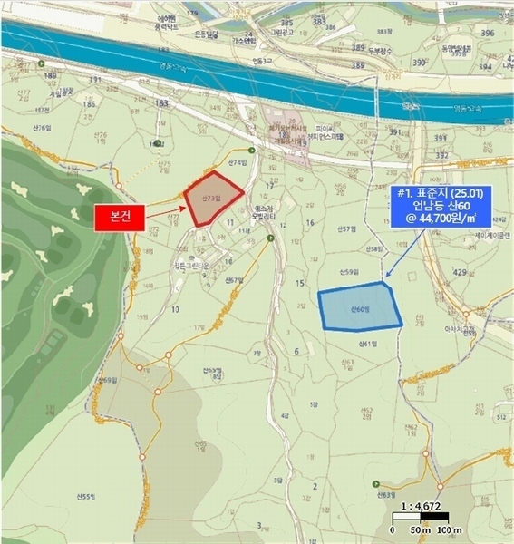 2025타경1294 경기도 용인시 기흥구 언남동 산73 임야 경매 이미지