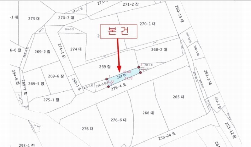 2025타경54796 경기도 수원시 권선구 입북동 267 농지 경매 이미지