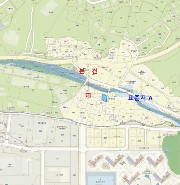 2025타경55318 경기도 용인시 기흥구 고매동 464-9 대지 경매 이미지