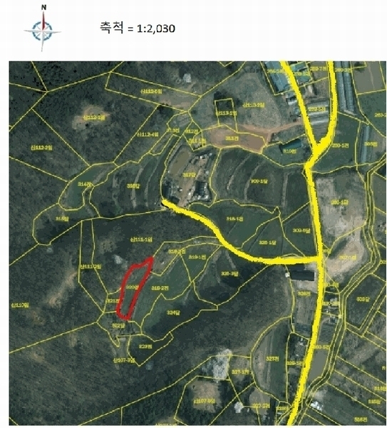 2025타경55361 경기도 화성시 봉담읍 상리 320 농지 경매 이미지