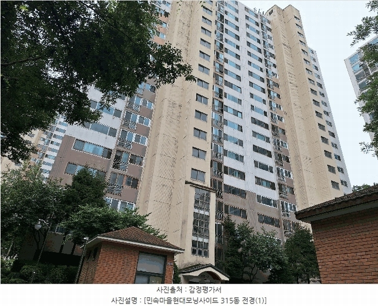 2025타경56813 경기도 용인시 기흥구 사은로126번길 46, 민속마을현대모닝사이드 315동 4층 403호 아파트[공급35평형] 경매 이미지