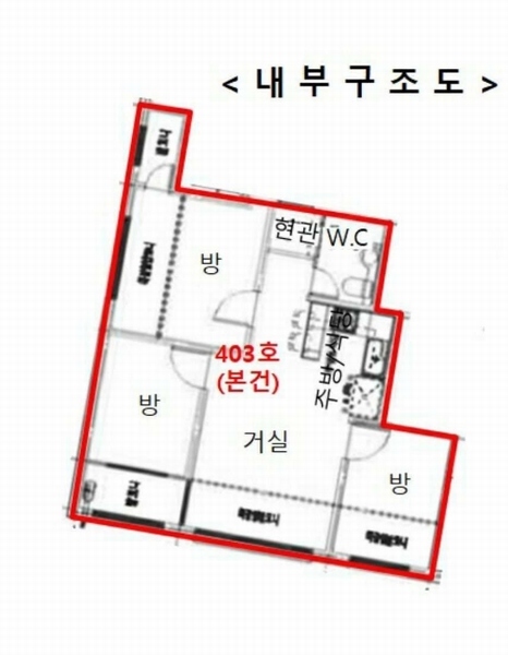 2023타경74231 경기도 수원시 권선구 입북로59번길 37, 편백나무타운하우스 에이동 4층 403호 다세대(빌라) 경매 이미지